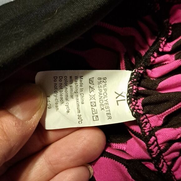 Pink and black leggings size XL - Picture 4 of 4